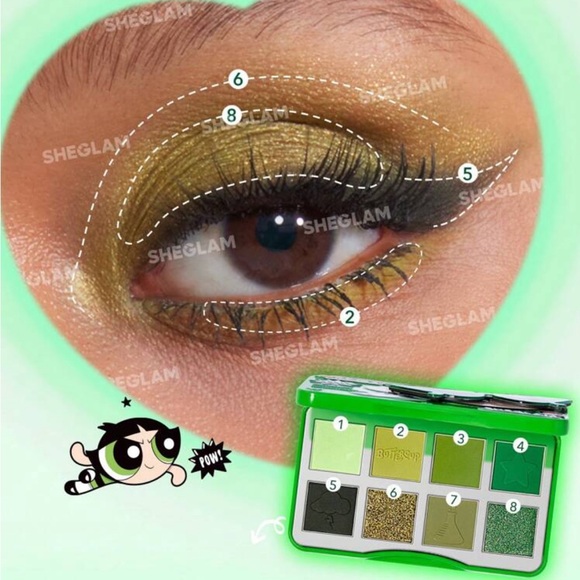 The Powerpuff Girls X SHEGLAM The Professor's Girls Palette-Toughest Fighter - Picture 4 of 5